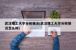 武汉理工大学分班情况(武汉理工大学分班情况怎么样)
